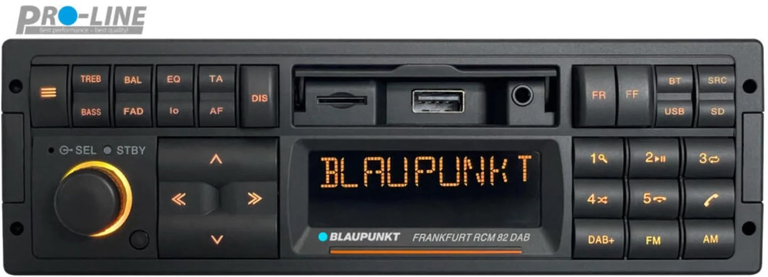 Blaupunkt Frankfurt RCM 82 DAB Retro Classic Car Stereo Bluetooth USB SD AUX