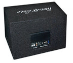 Phoenix Gold Z18AB 8" Active subwoofer bass-box with built in amp incl. cable kit & remote control