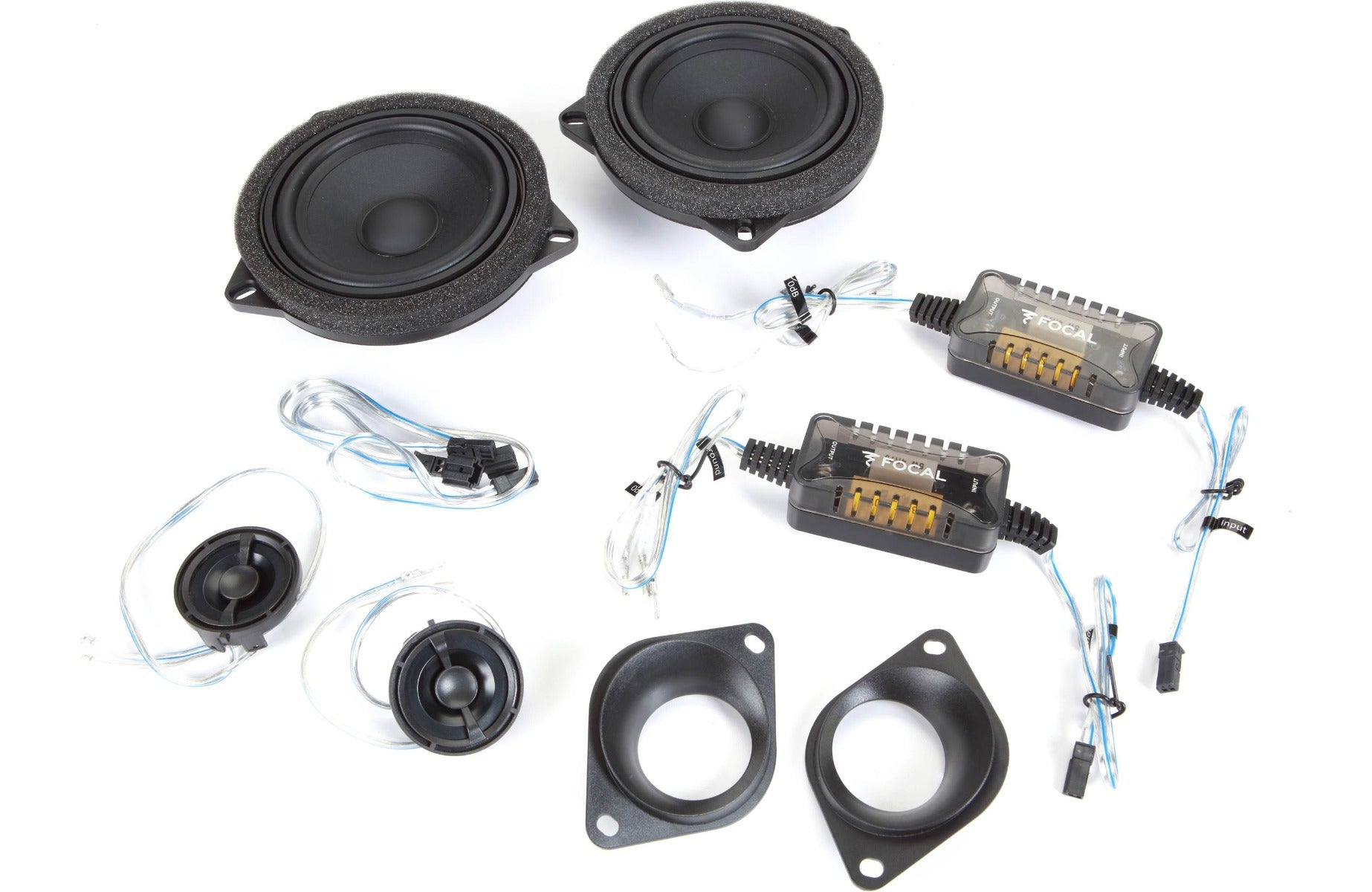 Focal ISBMW100-V2 Custom Fit 4" 100mm 2 Way Component Speaker System 80 Watts