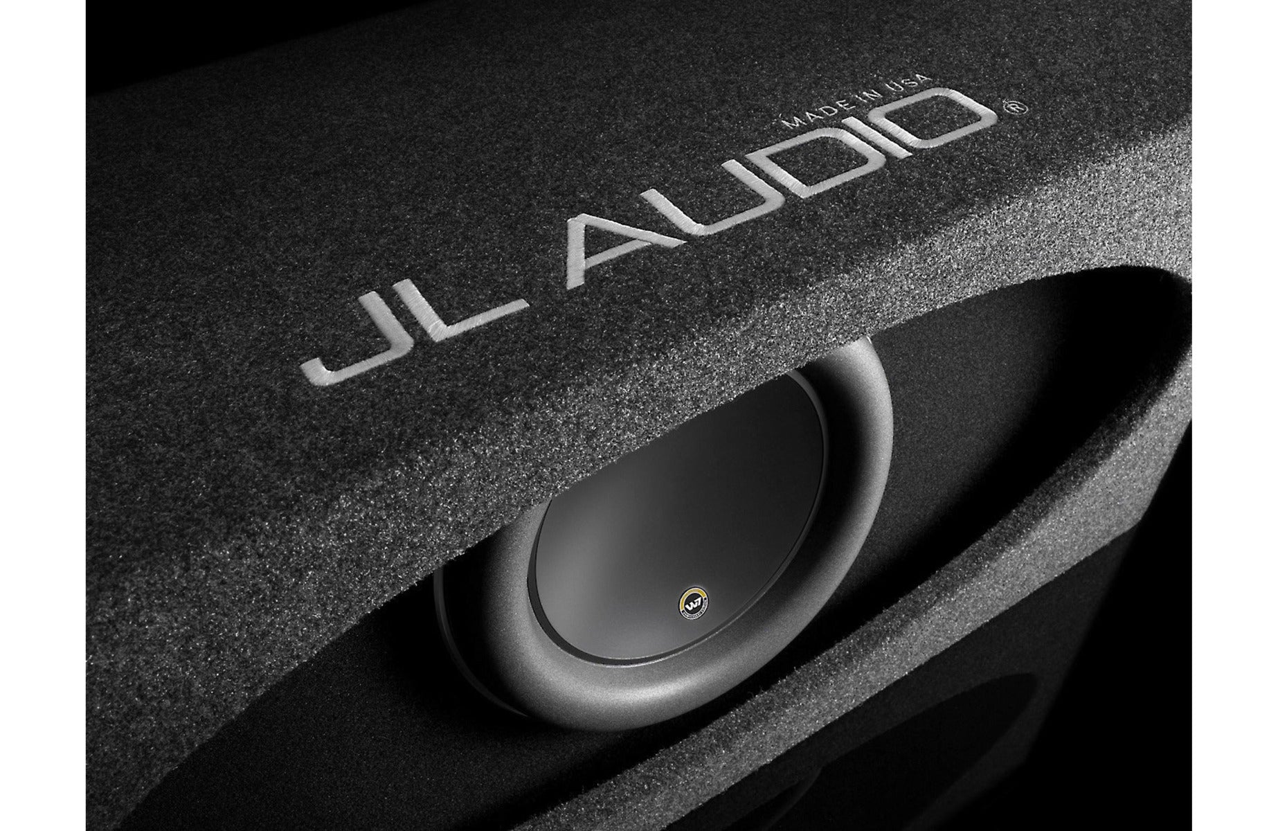 JL Audio HO110R-W7AE Ported H.O. Wedge™ enclosure with one 10" W7AE subwoofer
