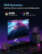 EDIFIER G1500MAX 2.1 Desktop Gaming Speakers - Black