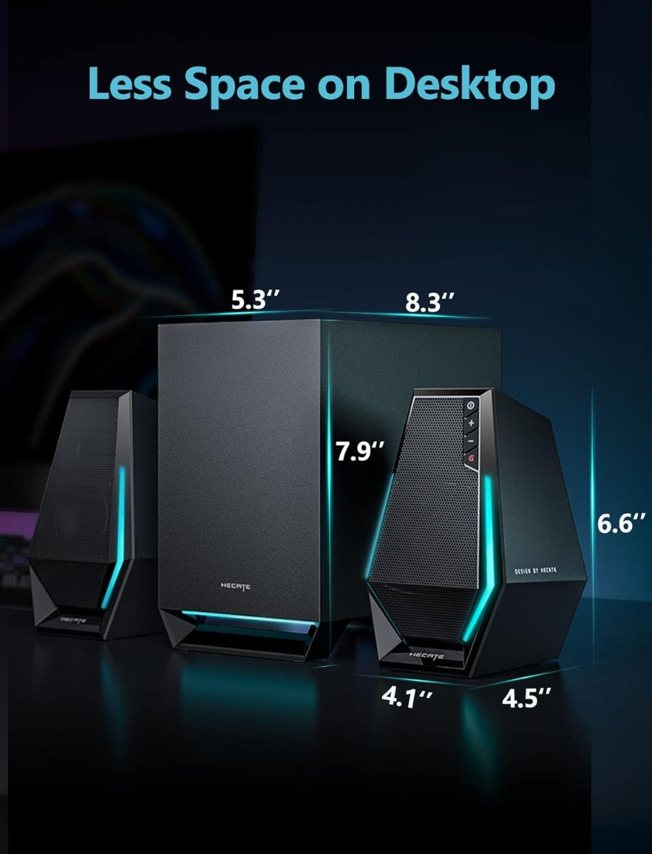 EDIFIER G1500MAX 2.1 Desktop Gaming Speakers - Black