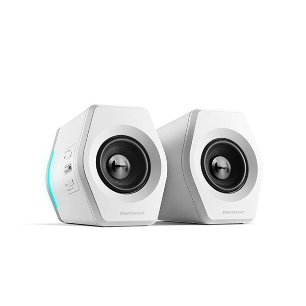 Edifier G2000 HECATE Gaming Bluetooth Speaker with RGB Lights White