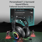 EDIFIER G35 7.1 Surround Sound USB Gaming Headset - Black