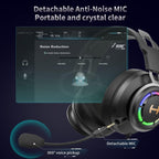 EDIFIER G35 7.1 Surround Sound USB Gaming Headset - Black