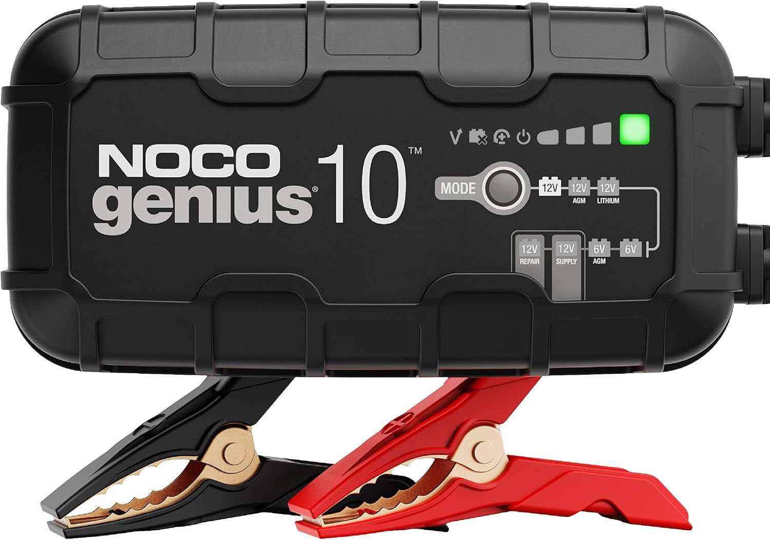 NOCO GENIUS 10 UK Battery Maintainer + Battery Desulfator 10-Amp 6V/12V Smart Battery Charger