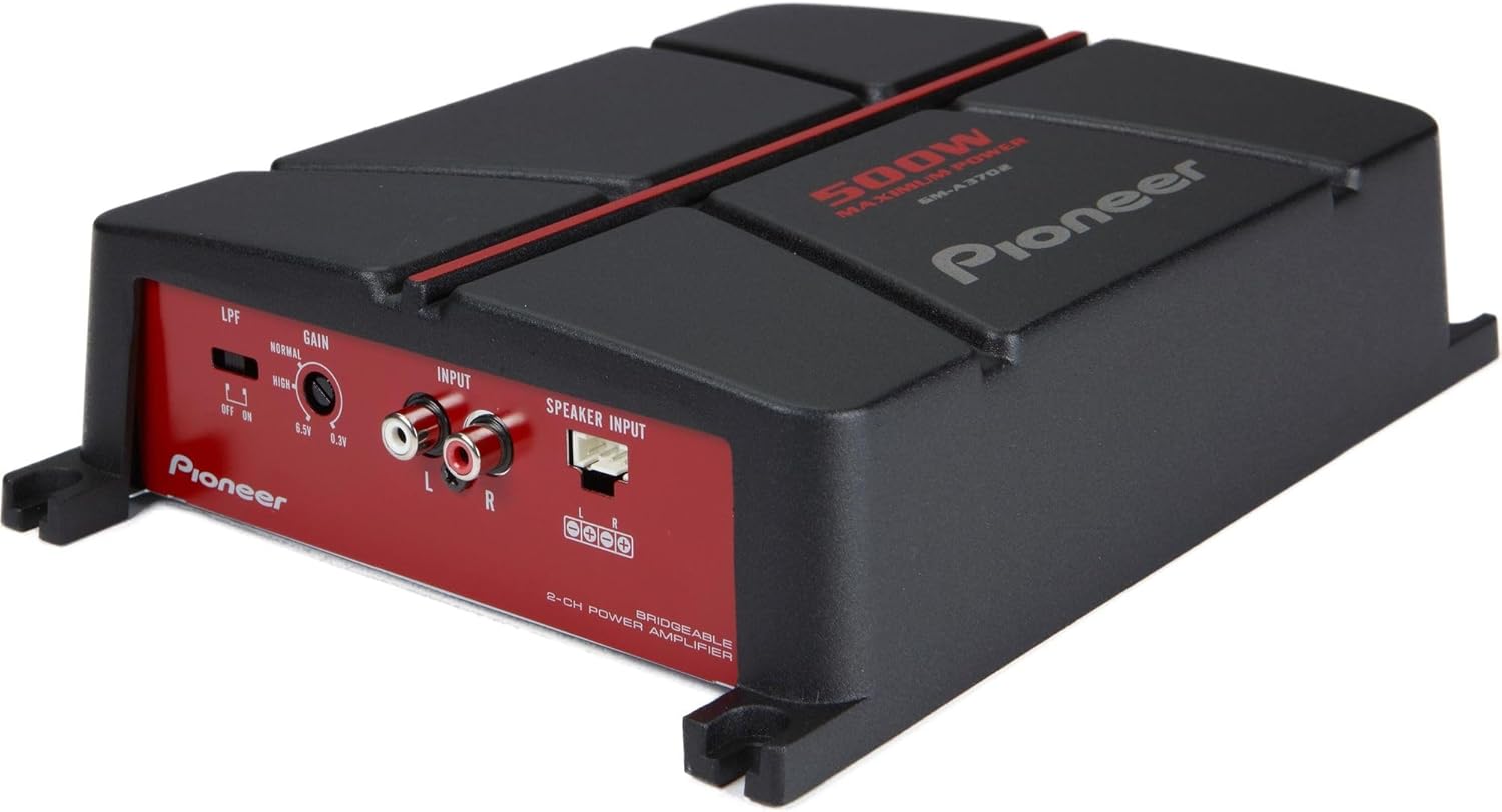 Pioneer GM-A3702 - 2 Channel Bridgeable 60 watts RMS x 2 500W Max Car Audio Amplifier