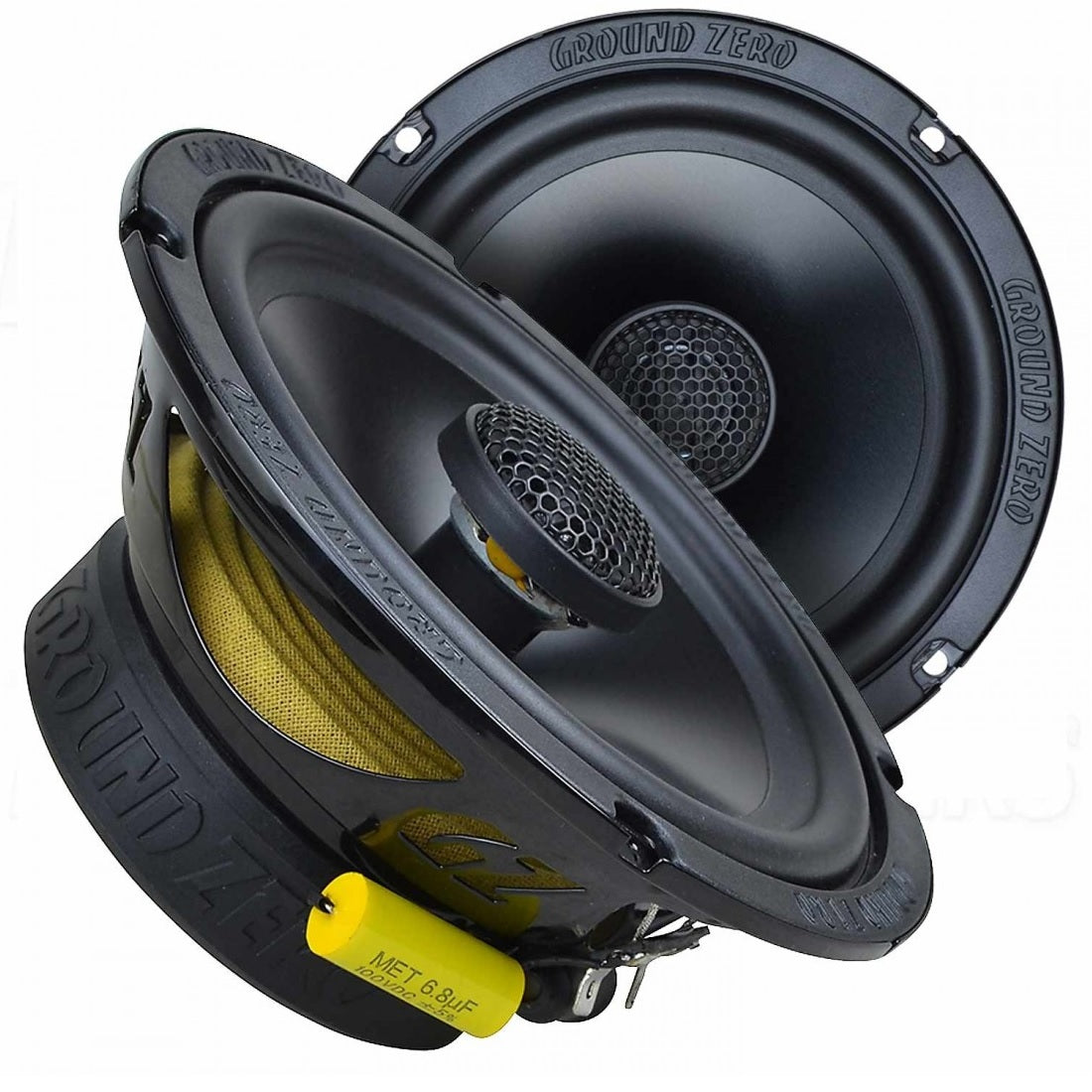 Ground Zero GZRF6.5SQ  Radioactive165mm/6.5" 2-Way Coaxial Speakers 280W