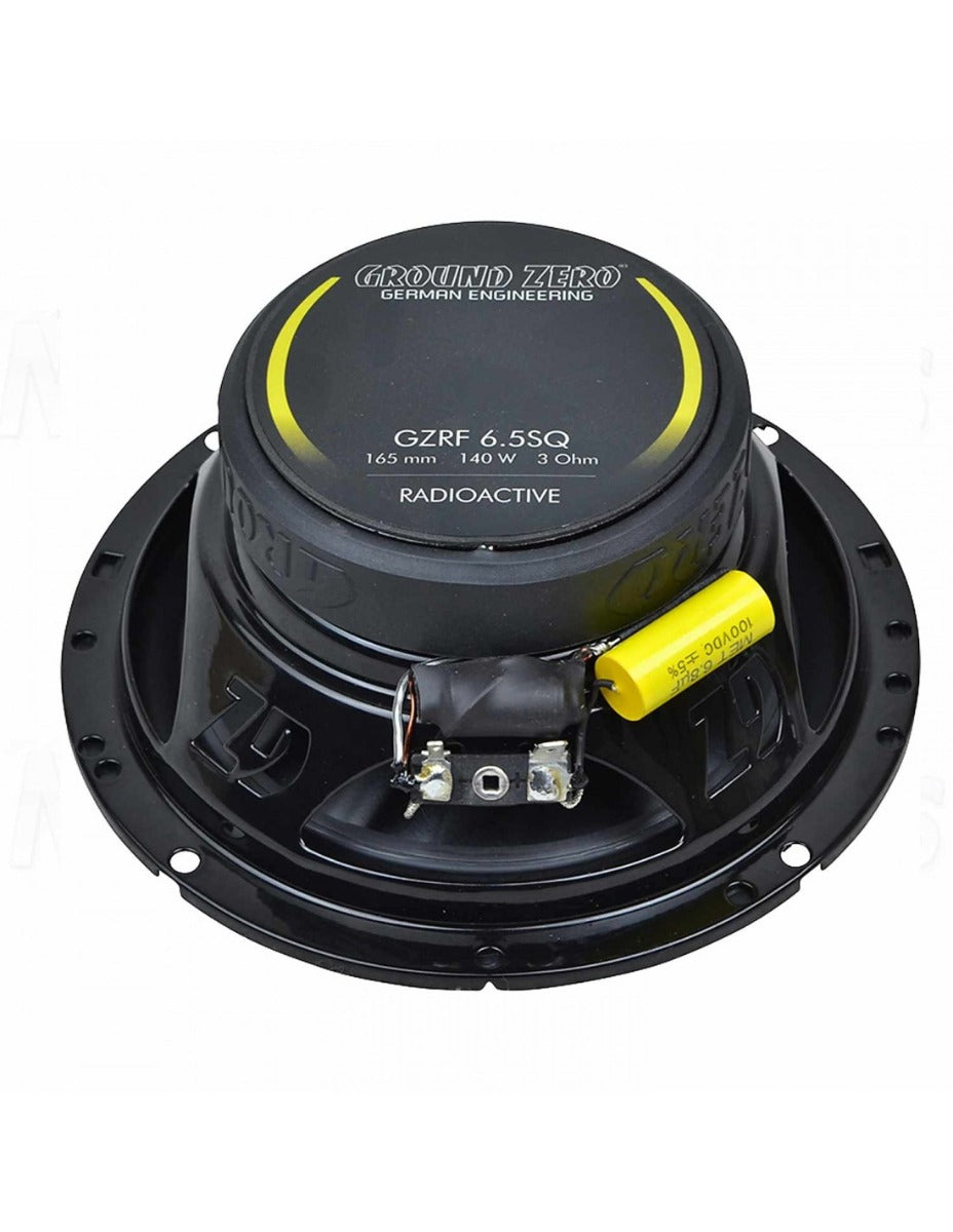 Ground Zero GZRF6.5SQ  Radioactive165mm/6.5" 2-Way Coaxial Speakers 280W