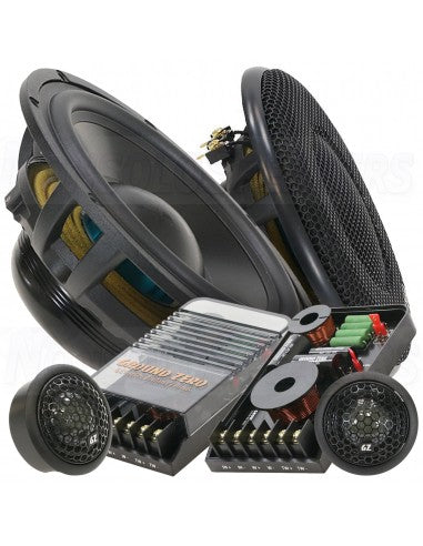 Ground Zero Uranium GZUC165.2SQ16.5cm/6.5" 2 Way Component Speakers 230W