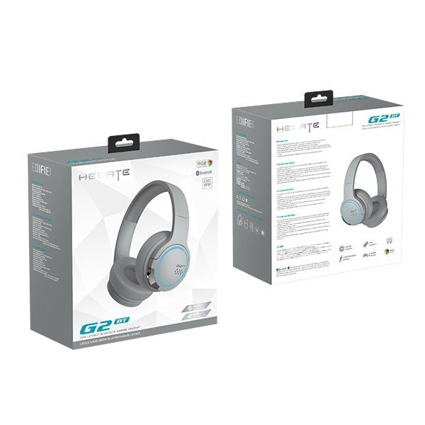 EDIFIER HECATE G2BT Low-Latency Bluetooth Gaming Headphones - Grey