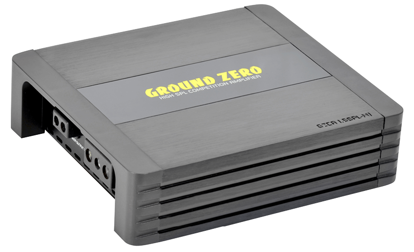 Ground Zero GZCA 1.5SPL-M1 1500 Watts 1-Channel Competition SPL Car Amplifier