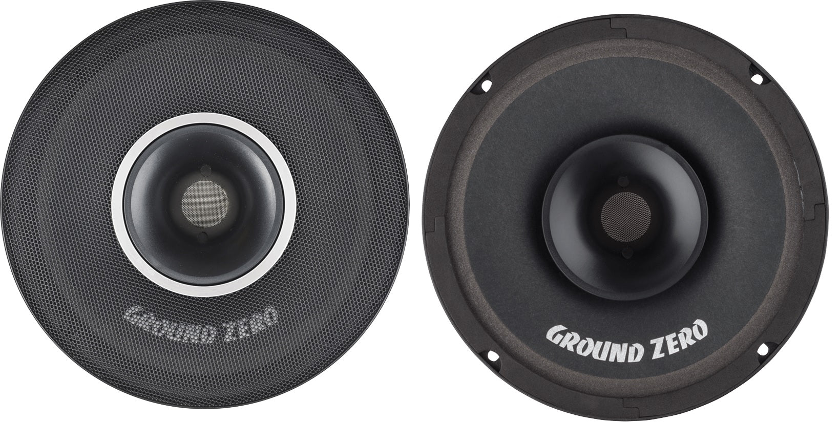 Ground Zero GZCF165COAX - 20 W 6.5" 2 Way Component Car Speakers Pair