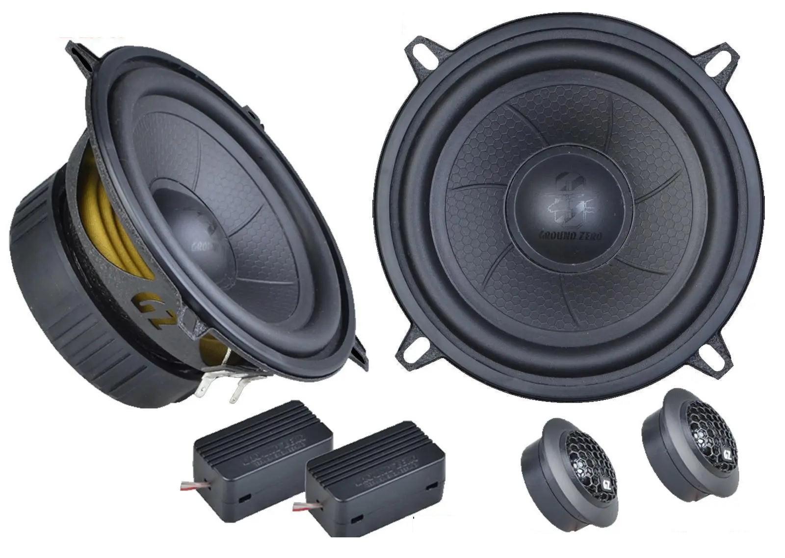 Ground Zero Iridium GZIC130.2 13cm/5.25" 2 Way Component Speakers 140W