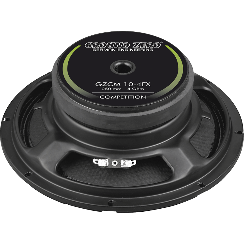 Ground Zero GZCM10-4FX 10" 200 Watts RMS Midrange Car Single Speaker