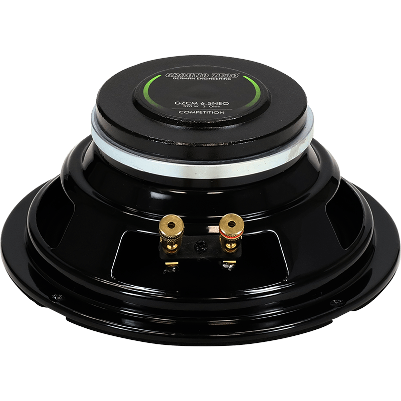 Ground Zero GZCM6.5NEO - 320W 6.5" 2 Way Single Midrange Component Car Speaker