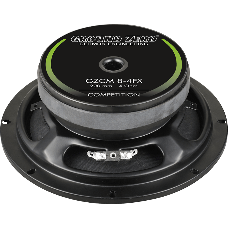 Ground Zero GZCM8-4FX 8" Inch 20cm 2-Way Coaxial 400 Watts Car Speaker Single