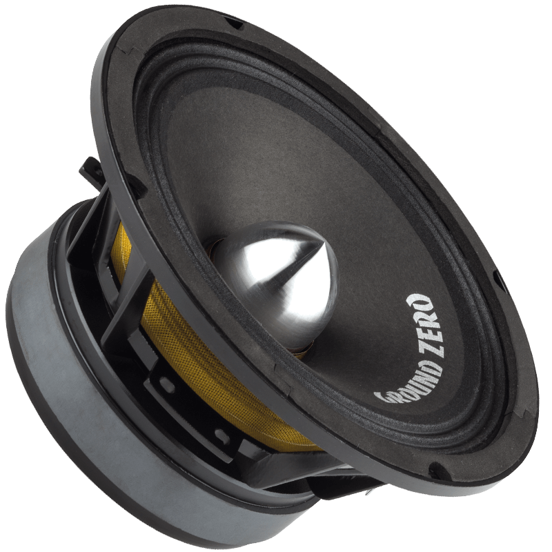 Ground Zero GZCM8-4PPX - 8" Inch 20cm 2-Way Coaxial 500 Watts Car Speaker Single
