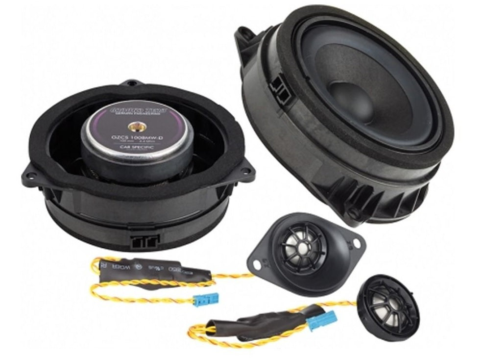 Ground Zero GZCS100BMW-D 4" Inch BMW 5 Series F10 F11 F18 2-Way Component Front Car Speakers