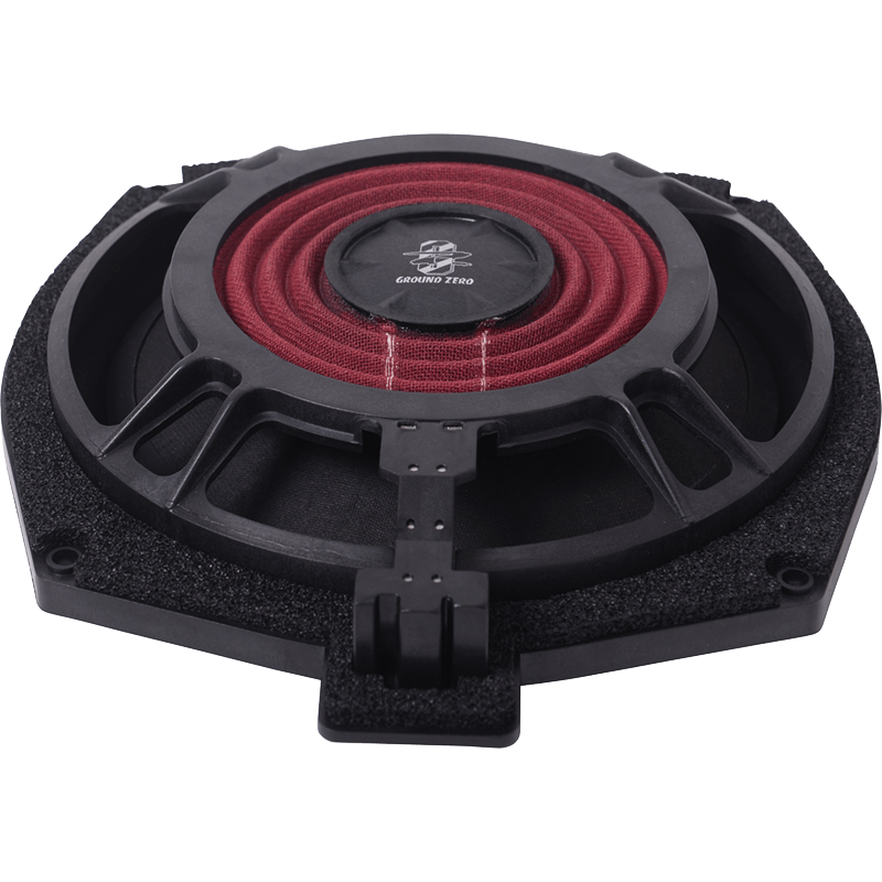 Ground Zero GZCS200BMW-SW 8" Underseat 2-Ohm Subwoofer Kit for BMW E6.. / E7.. / E8.. / E9.. and all F-Models