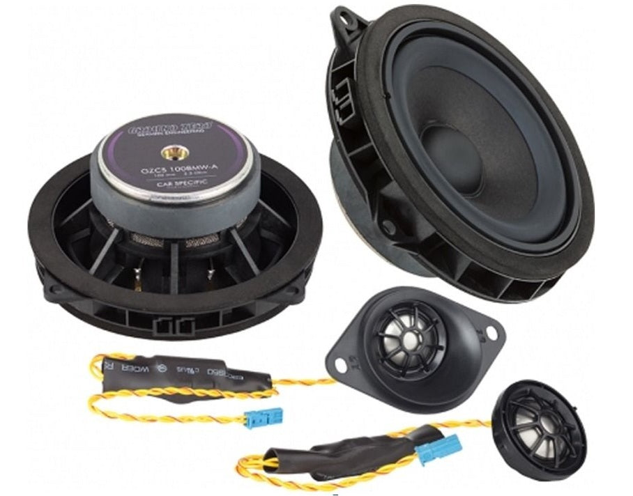 Ground Zero GZCS100BMW-A - 4 Inch BMW 2-Way Component Speakers OEM Upgrade