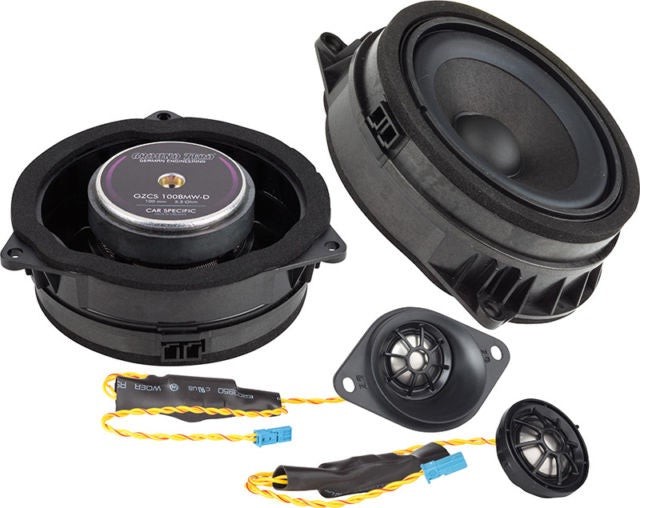 Ground Zero GZCS100BMW-D - 4 Inch BMW X5, X6 2-Way Component Speakers OEM Upgrade