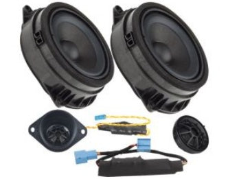 Ground Zero GZCS100BMW-SQ+D 4 Inch BMW X5 X6 2-Way Component Speakers OEM Upgrade