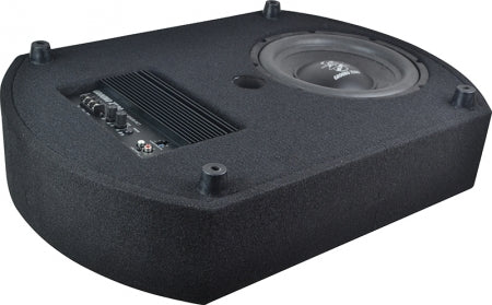 Ground Zero GZCS 10SUB-ACT active spare wheel subwoofer enclosure with built in amplifier