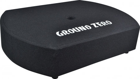 Ground Zero GZCS 10SUB-ACT active spare wheel subwoofer enclosure with built in amplifier