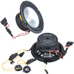 Ground Zero GZCS165VW 6.5" 2-way 3-Ohm Component Door Car Speakers for Seat Leon Mk2 190W
