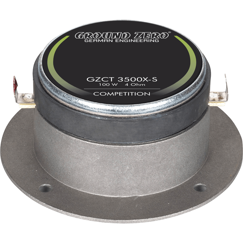 Ground Zero GZCT 3500X-S - 1" High Power Aluminum Dome Tweeters Pair