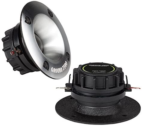 Ground Zero GZCT25SQL - 1" High Power Silk Dome Tweeters Pair