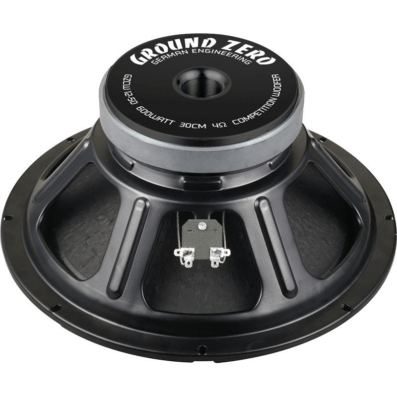 Ground Zero GZCW12-50 12 Inch 30 cm 600 Watts 4-Ohm Midwoofer Car Speaker Single