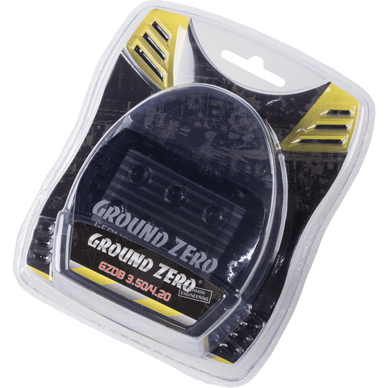 Ground Zero GZDB3.50/4.20 Distribution block with screw terminals