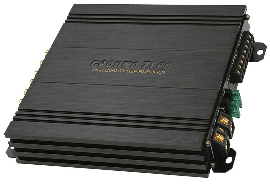 Ground Zero GZDSP 4.80AMP Class D 540 Watts 4-Channel Integrated DSP Car Amplifier