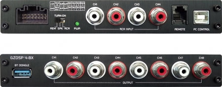 Ground Zero GZDSP 4-8X 8-Channel Car Amplifier Digital Sound Processor