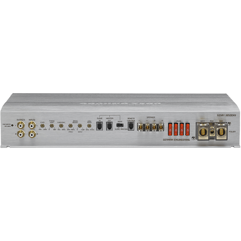 Ground Zero GZHA 1.1850DXII Class D 1850 Watts 1 Ohm Stable Monoblock Car Amplifier