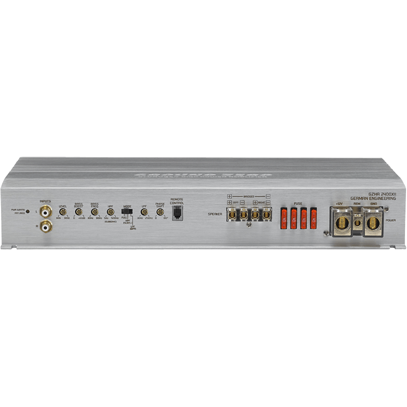 Ground Zero GZHA 2400XII Class A/B 1500 Watts 2-Channel 4 Ohm Car Amplifier