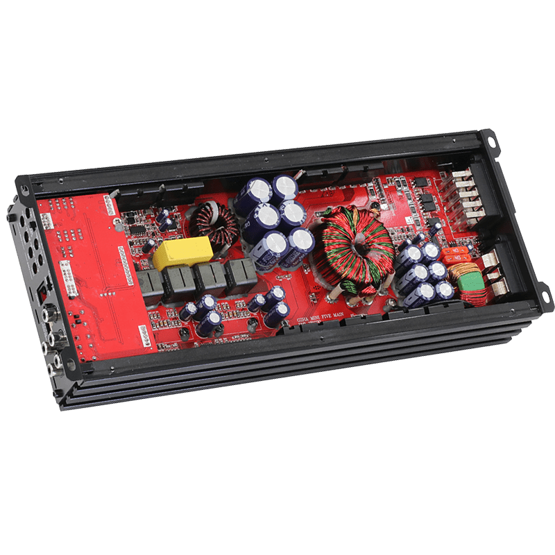 Ground Zero GZHA MINI FIVE Class D Mini 5-Channel 1200 Watts Max Car Amplifier