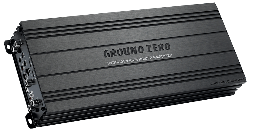 Ground Zero GZHA MINI ONE-K 24V - Compact Monoblock 1200 Watts Max Car Amplifier