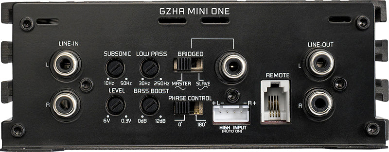 Ground Zero Hydrogen GZHA MINI ONE 1 Channel Compact Size High Efficient Class D Amplifier 630W
