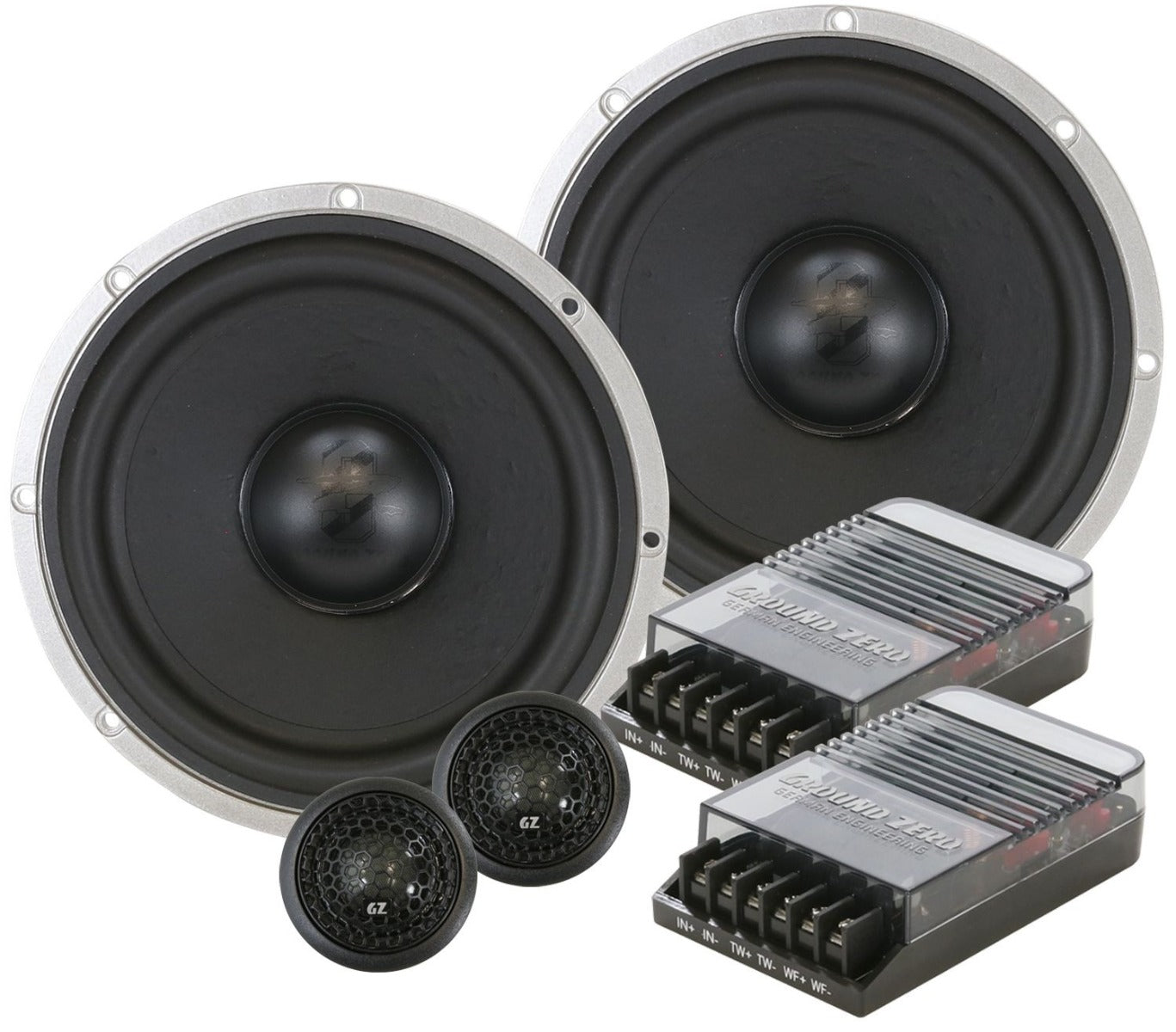 Ground Zero GZHC165.2 16.5cm/6.5" Hydrogen 6.5" Component Speaker System 220W