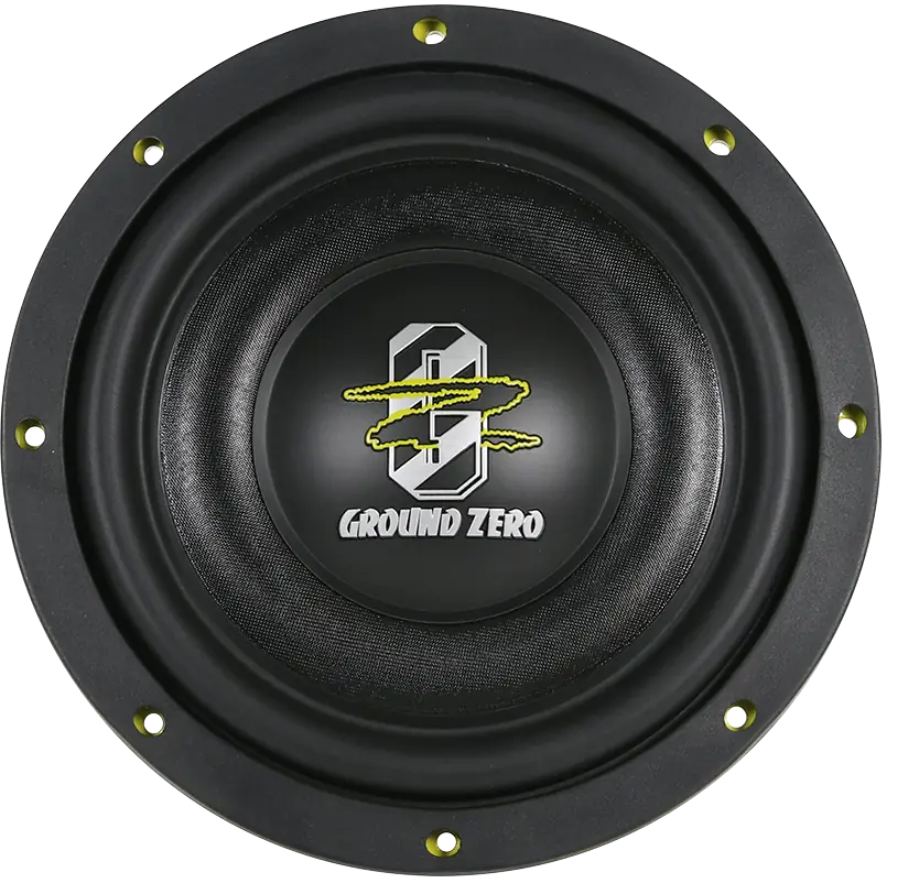 Ground Zero GZHW 10SPL-D2 FLAT 25 cm / 10″ high quality flat SPL subwoofer
