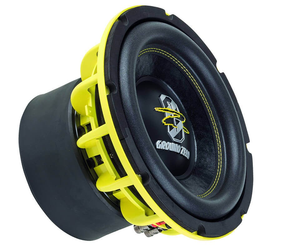Ground Zero GZHW 25SPL 10" Inch 25cm Dual 1-Ohm SPL 2500 Watts Car Sub Subwoofer