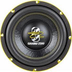 Ground Zero GZHW 25SPL 10" Inch 25cm Dual 1-Ohm SPL 2500 Watts Car Sub Subwoofer