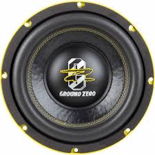Ground Zero GZHW 25SPL 10" Inch 25cm Dual 1-Ohm SPL 2500 Watts Car Sub Subwoofer