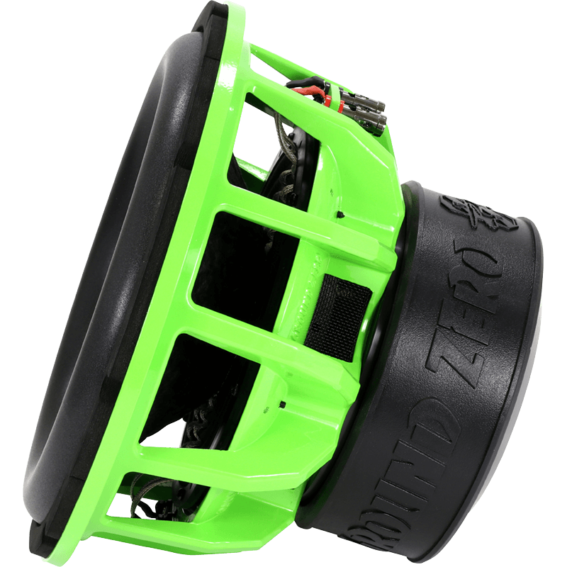 Ground Zero GZHW 30SPL Green 12" Inch 30cm Dual 1-Ohm Gold SPL 3000 Watts Car Sub Subwoofer