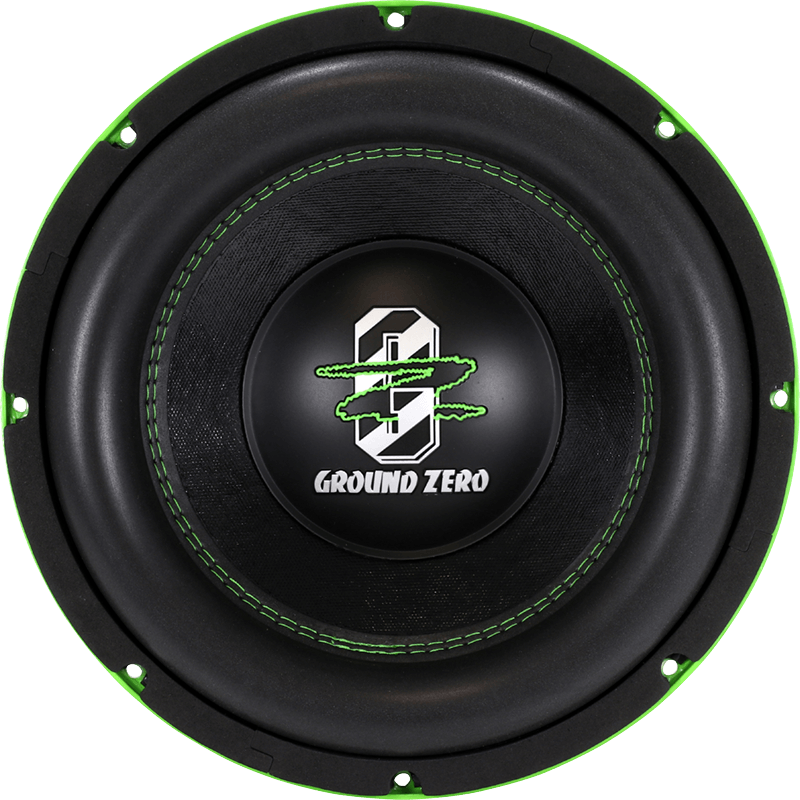 Ground Zero GZHW 30XSPL D1 GREEN 12" Dual 1-Ohm 1500 WRMS Car Subwoofer