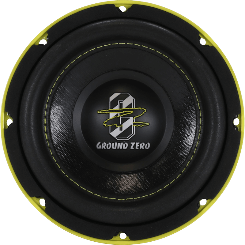 Ground Zero GZHW 16SPL 6.5" Inch 16cm Dual 2-Ohm SPL 1000 Watts Car Sub Subwoofer