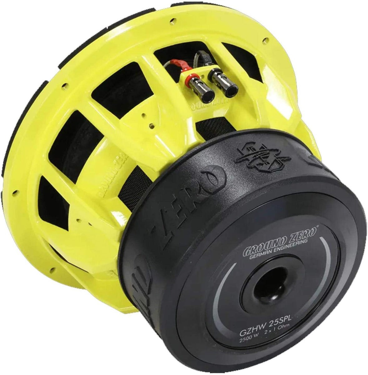 Ground Zero Hydrogen GZHW 25XSPL-D2 10" 25cm 2500 Watt Dual Voice Coil Subwoofer Bass Driver